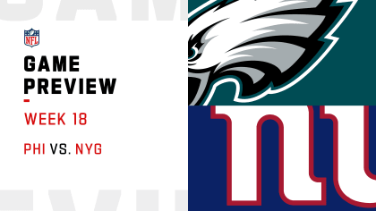 NFL Week 18 schedule: Eagles-Giants and games that matter for