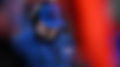 Buffalo Bills head coach Sean McDermott reacts during the second half of an NFL divisional round playoff football game against the Denver Broncos, Saturday, Jan. 17, 2026, in Denver. (AP Photo/RJ Sangosti)