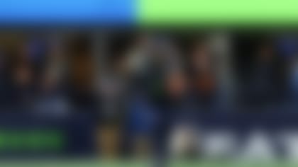 Seattle Seahawks wide receiver Jaxon Smith-Njigba (11) runs a route during an NFL football game against the Houston Texans, Monday, Oct. 20, 2025, in Seattle. (Aaron M. Sprecher via AP)