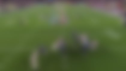 Darnold connects with Shaheed amid intense Patriots pressure for 16 yards