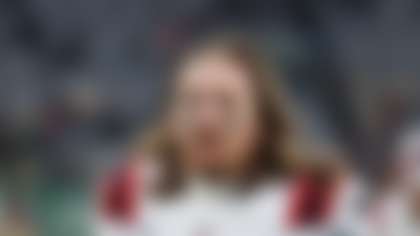 New England Patriots safety Brenden Schooler (41) walks off the field after an NFL football game against the New York Jets, Sunday, Dec. 28, 2025, in East Rutherford, N.J. (AP Photo/Adam Hunger)