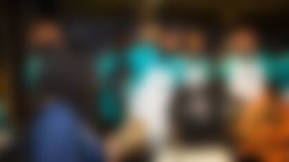 Miami Dolphins linebacker Bradley Chubb (2) during the Goya Thanksgiving on Tuesday, Nov. 19, 2024, in Miami Gardens, Fla. (Peter McMahon/Miami Dolphins)