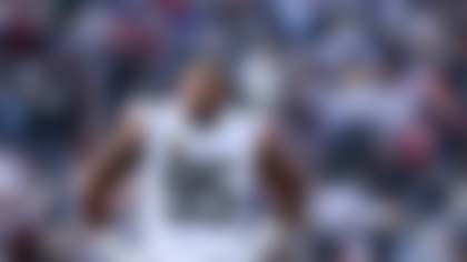 Cleveland Browns defensive end Myles Garrett (95) walks off the field at halftime during an NFL football game against the New England Patriots, Sunday, Oct. 26, 2025, in Foxborough, Mass. (Kathryn Riley via AP)