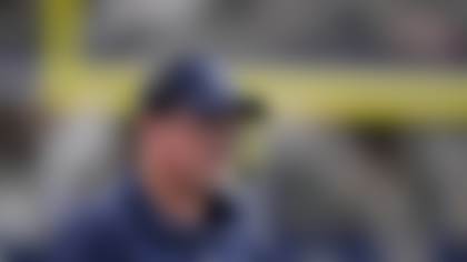 Dallas Cowboys defensive coordinator Mike Zimmer watches play against the New Orleans Saints during an NFL football game in Arlington, Texas, Sunday, Sept. 15, 2024. (AP Photo/Tony Gutierrez)