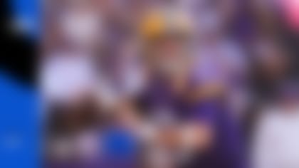 LSU quarterback Garrett Nussmeier took over as the Tigers' starter last season and ranked fifth in the FBS with 4,052 passing yards, the most of any returning player in 2025. (AP Photo/Gerald Herbert)