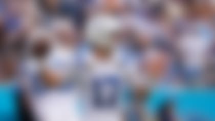 Indianapolis Colts quarterback Daniel Jones (17) throws against the Tennessee Titans during the first half of an NFL football game Sunday, Sept. 21, 2025, in Nashville, Tenn. (AP Photo/George Walker IV)