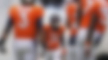 Denver Broncos safety Justin Simmons (31) prior to the game against the Kansas City Chiefs of an NFL football game Sunday October 29, 2023, in Denver. (AP Photo/Bart Young)