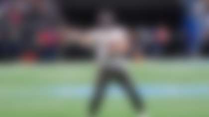 Tampa Bay Buccaneers quarterback Baker Mayfield (6) throws against the Detroit Lions during an NFL football game Monday, Oct. 20, 2025, in Detroit. (AP Photo/Paul Sancya)