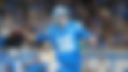 Detroit Lions' Jared Goff passes during the second half of an NFL football game against the Pittsburgh Steelers, Sunday, Dec. 21, 2025, in Detroit. (AP Photo/Ryan Sun)