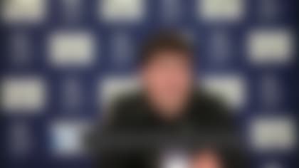 Daniel Jones talks about his recovery from ACL injury at start of voluntary workouts