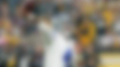 Dallas Cowboys quarterback Dak Prescott (4) throws during the first half of an NFL football game against the Pittsburgh Steelers Sunday, Oct. 6, 2024, in Pittsburgh. (AP Photo/Matt Freed)