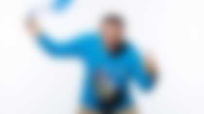 The Los Angeles Chargers surprise their 2025 International Fan of the Year on Monday, February 3, 2025 at The Bolt in El Segundo, CA.