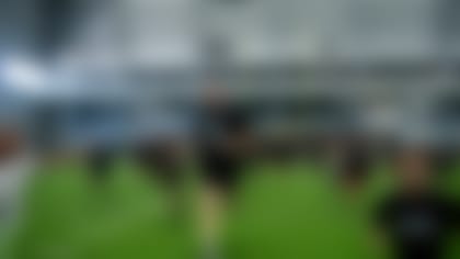 The Las Vegas Raiders host a youth skills camp at Intermountain Healthcare Performance Center, Saturday, July 9, 2022, in Henderson, Nev.