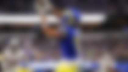 Los Angeles Rams wide receiver Puka Nacua (12) makes a catch during the second half of an NFL football game against the Arizona Cardinals, Sunday, Jan. 4, 2026, in Inglewood, Calif. (AP Photo/Jessie Alcheh)