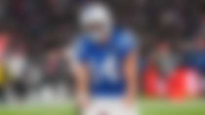 Indianapolis Colts wide receiver Alec Pierce (14) celebrates his touchdown during an NFL football game against the Atlanta Falcons, Sunday, Nov. 9, 2025, in Berlin, Germany. (AP Photo/Martin Meissner)