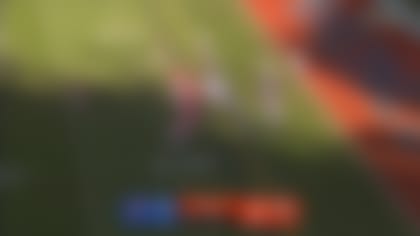 Can't-Miss Play: 6-foot-7 O-lineman Frank Crum snags Bo Nix's TD pass vs. Bills