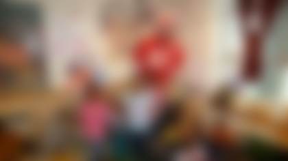 Kansas City Chiefs players, executives, Ambassadors, and KC Wolf participate in Read Across America at various schools around the metro area on Monday March 2, 2015.