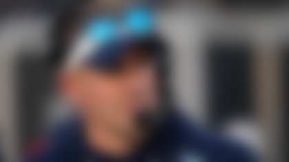 New England Patriots offensive coordinator Josh McDaniels stands on the field before the NFL Super Bowl 60 football game against the Seattle Seahawks, Sunday, Feb. 8, 2026, in Santa Clara, Calif. (AP Photo/Doug Benc)