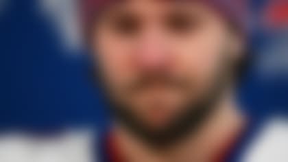 Buffalo Bills quarterback Josh Allen responds to question during a news conference after an NFL divisional playoff game against the Denver Broncos, Saturday, Jan. 17, 2026, in Denver. (AP Photo/RJ Sangosti)