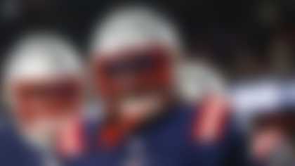 New England Patriots running back Rhamondre Stevenson (38) reacts after scoring a touchdown during the second half of an NFL football game against the Miami Dolphins, Sunday, Jan. 4, 2026, in Foxborough, Mass. (AP Photo/Greg M. Cooper)