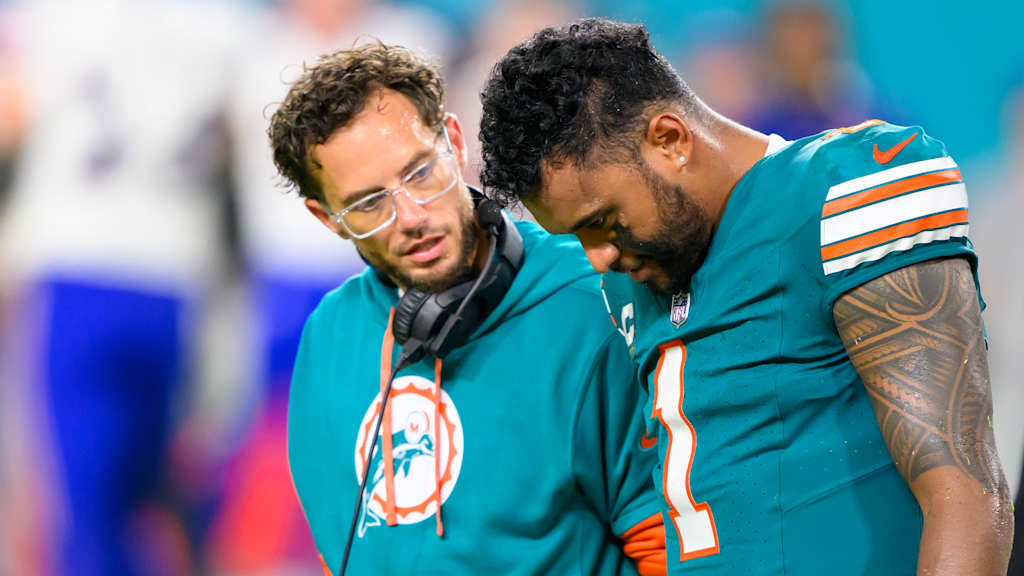 Dolphins placing QB Tua Tagovailoa (concussion) on injured reserve