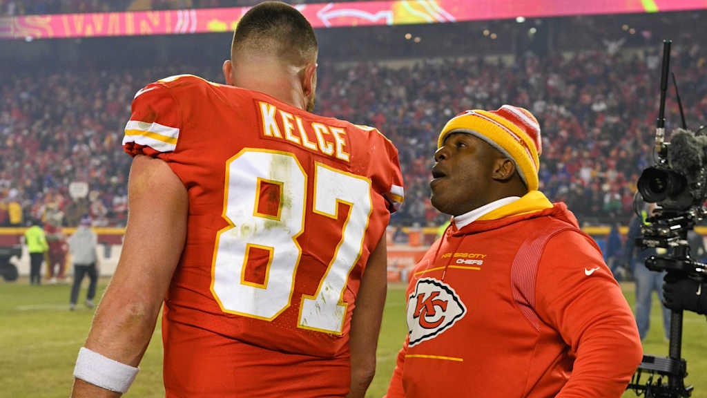 Travis Kelce on Eric Bieniemy return as Chiefs OC: 'I can't wait to see him  back in the building'