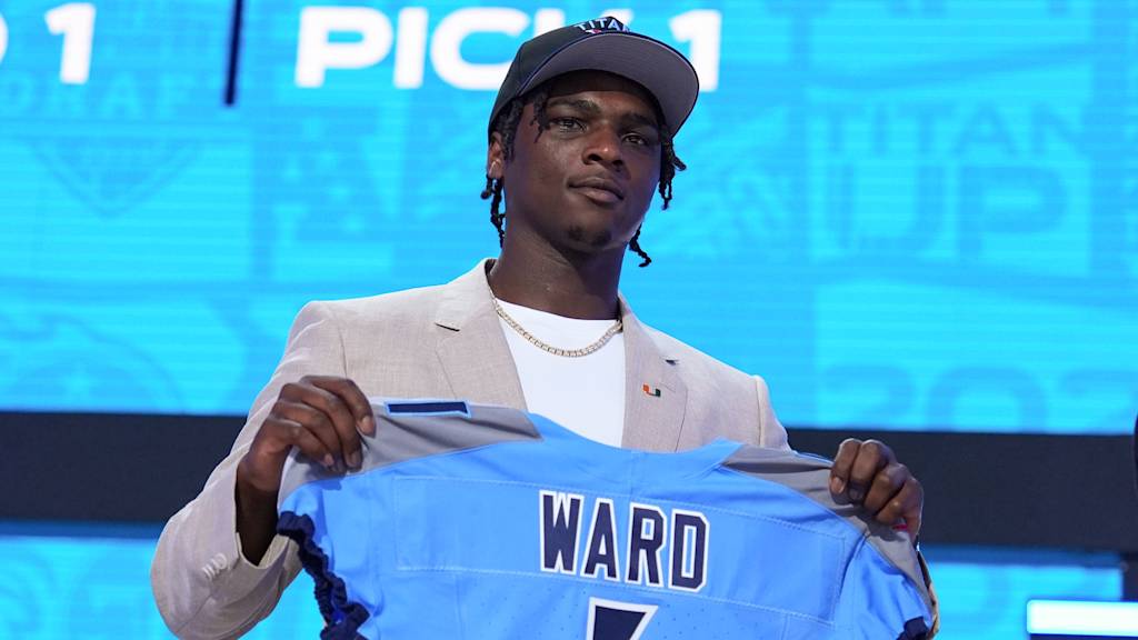 No. 1 overall pick Cam Ward signs rookie contract with Titans