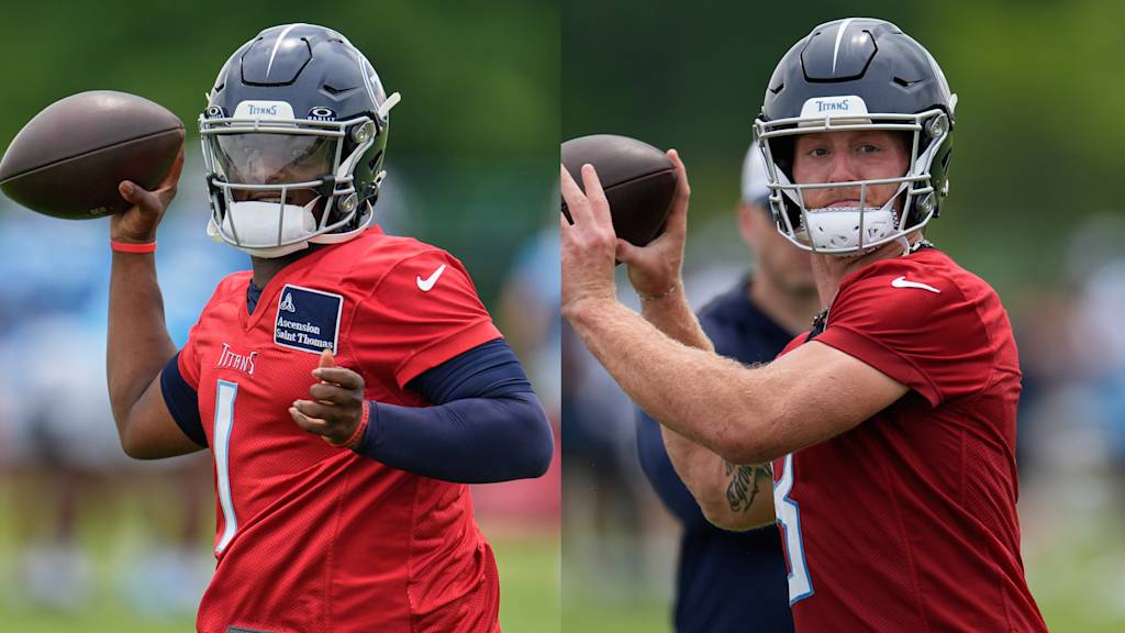 Titans' JC Latham: Cam Ward not expecting QB1 job to 'just be given to him'  over Will Levis