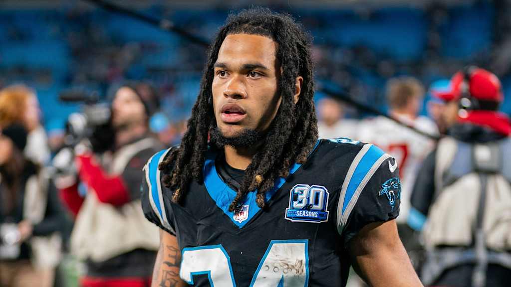 Panthers RB Jonathon Brooks suffered another torn ACL in loss to Eagles,  ending his rookie season