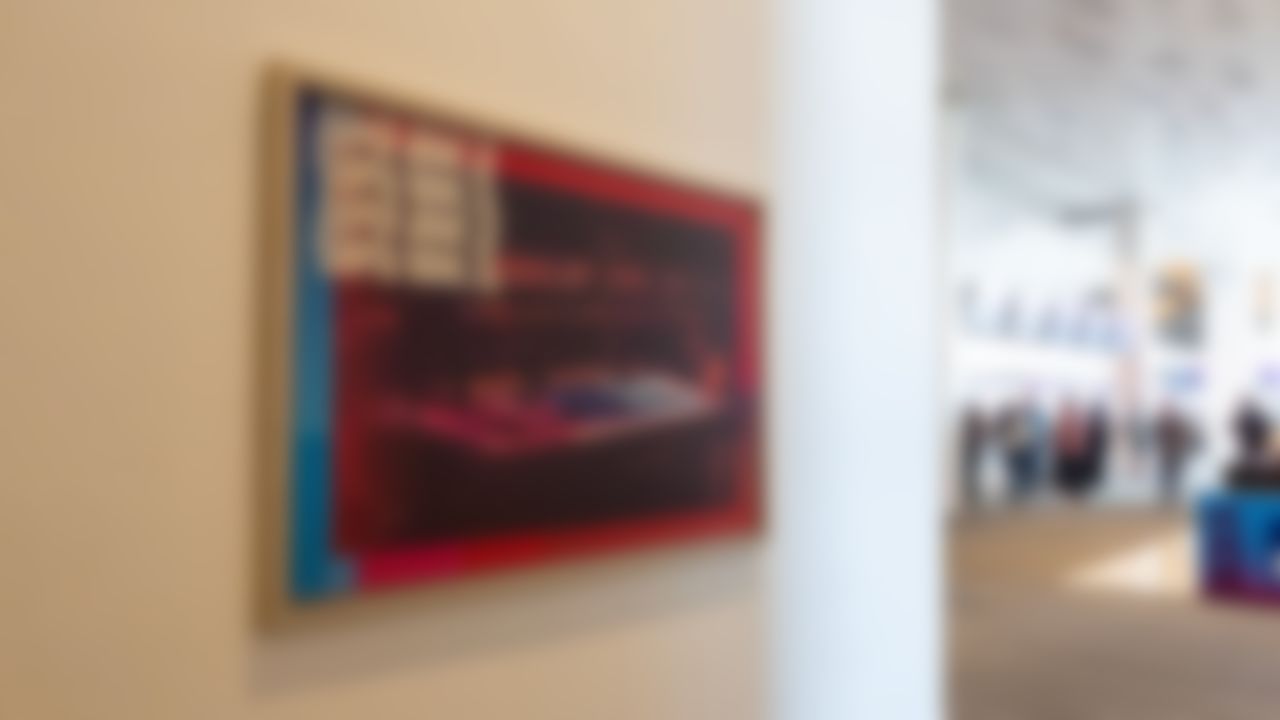 The Aesthetic Union print shop image used as decor on a wall at Levi's Stadium.