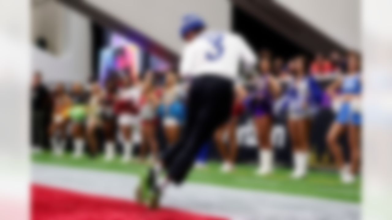 Dallas Cowboys wide receiver George Pickens (3) makes a catch in the end zone during the 2026 Pro Bowl Game on Tuesday, February 3, 2026 in San Francisco, California.