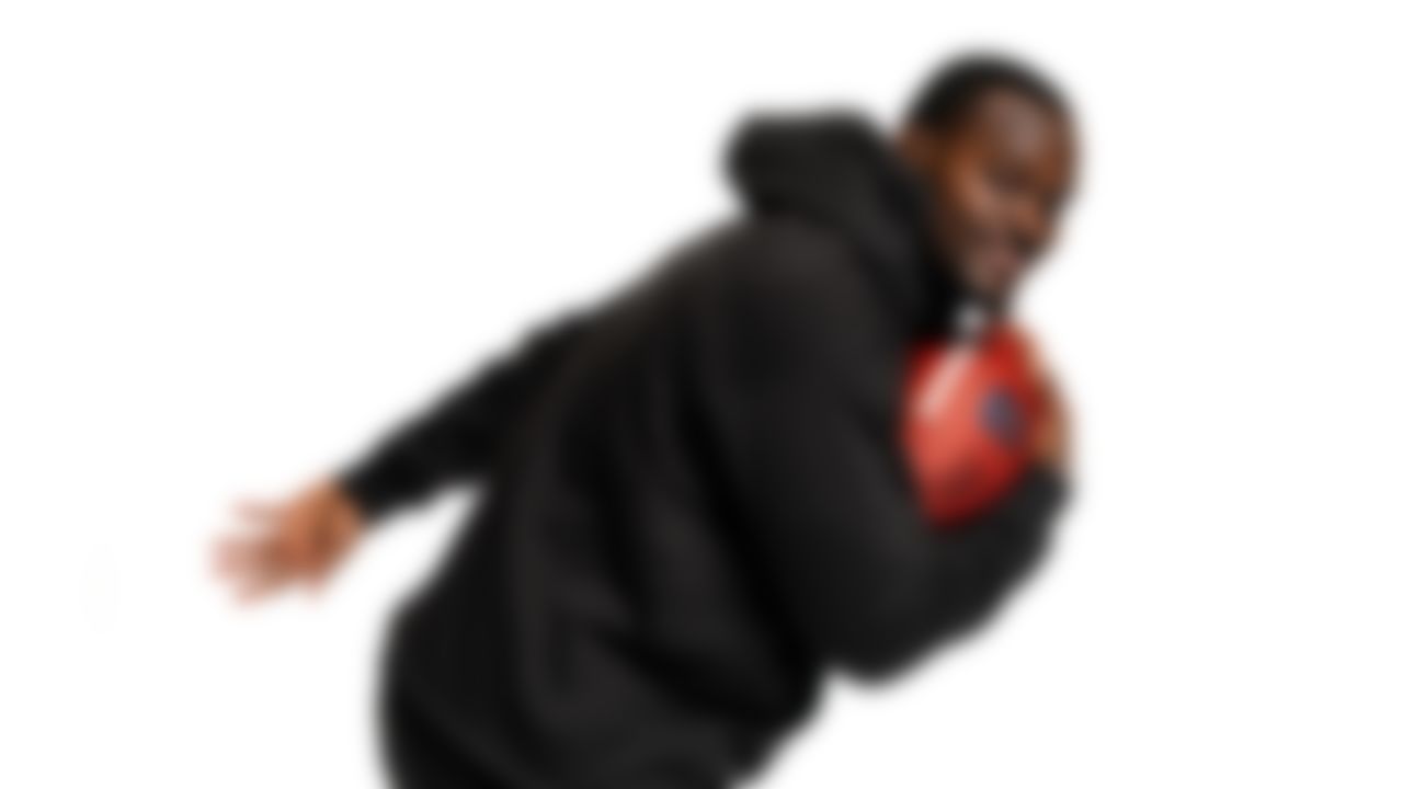 Notre Dame running back Jeremiyah Love (11)  poses for a portrait during the 2026 NFL Scouting Combine on Thursday, February 26, 2026 in Indianapolis, Indiana.