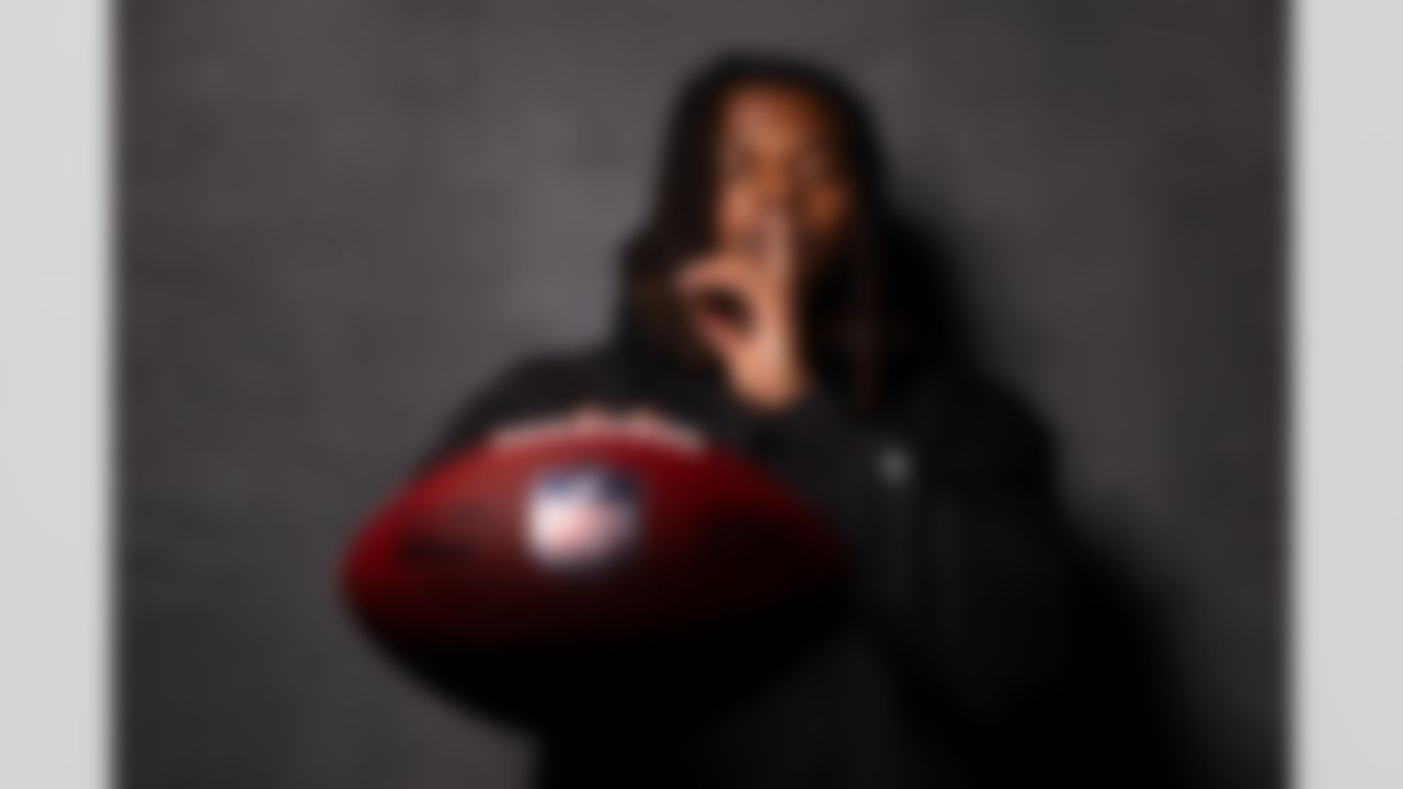 LSU linebacker Harold Perkins Jr. (19) poses for a portrait during the 2026 NFL Scouting Combine on Wednesday, February 25, 2026 in Indianapolis, Indiana.