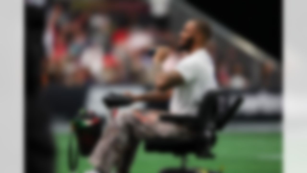 Green Bay Packers defensive end Micah Parsons (1) films during the 2026 Pro Bowl Game on Tuesday, February 3, 2026 in San Francisco, California.