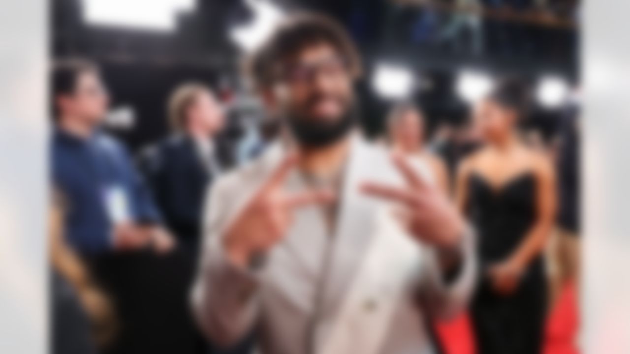 Los Angeles Rams running back Kyren Williams (23) poses for a photo on the red carpet prior to the NFL Honors awards show on Thursday, February 5, 2026 in San Francisco, California.