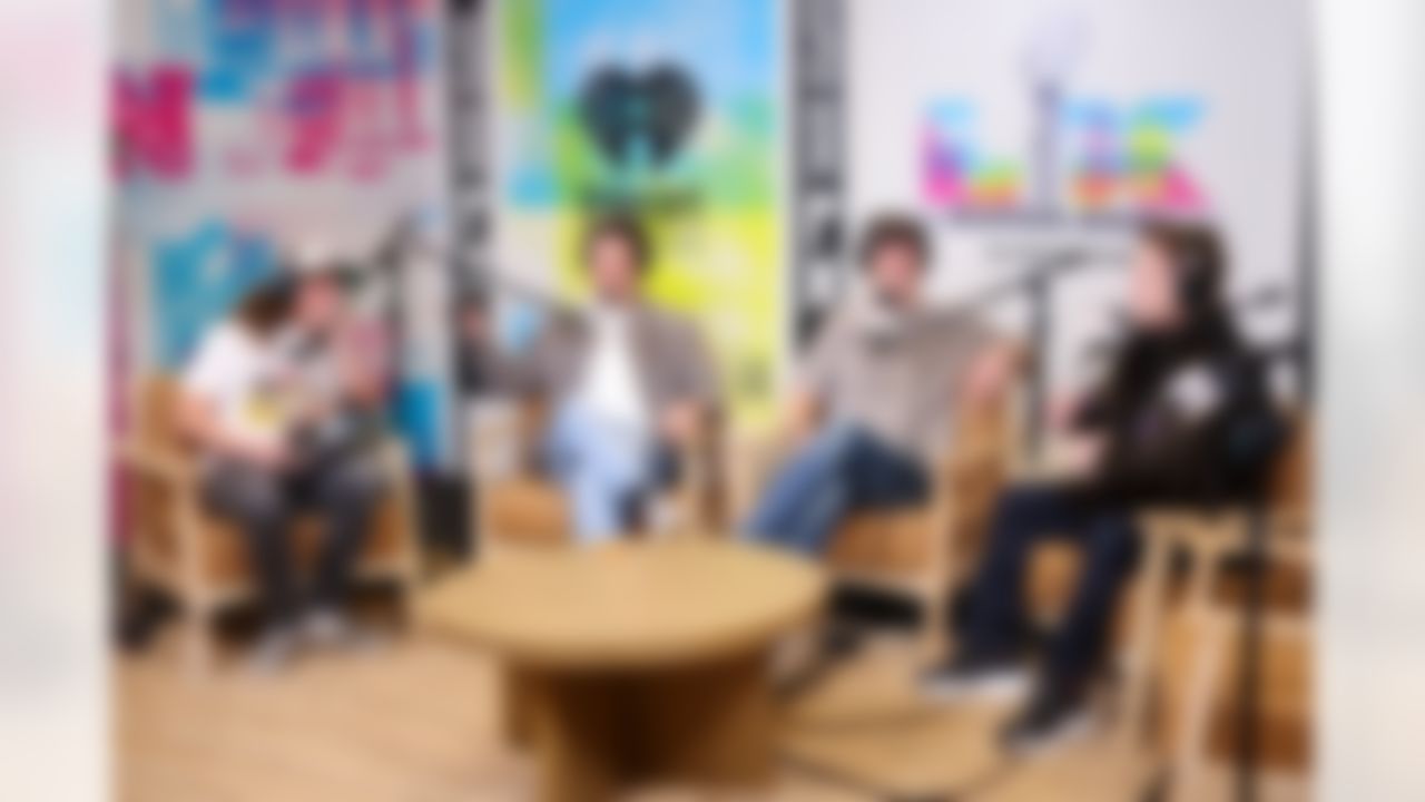 This Is Important podcast members at the iHeart set at Radio Row ahead of the Super Bowl 60 football game on Wednesday, February 4, 2026 in San Francisco.