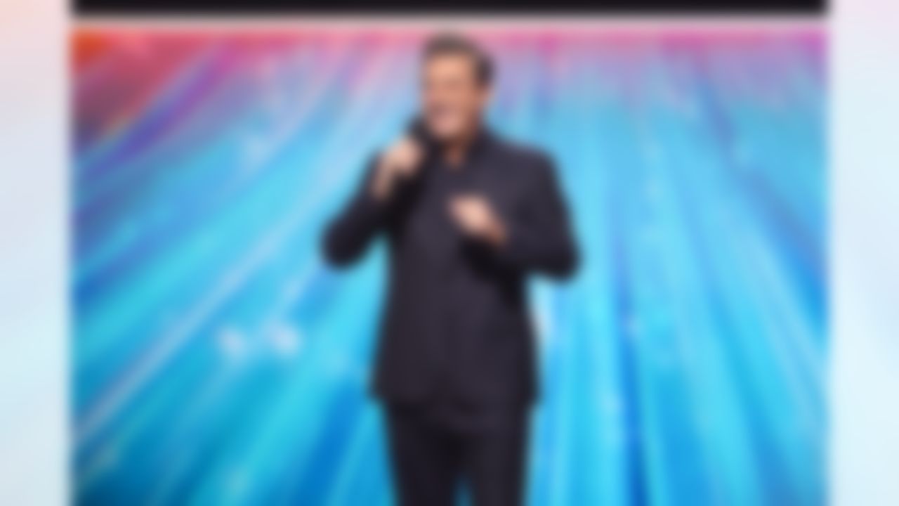 Host Jon Hamm speaks on stage during the NFL Honors awards show on Thursday, February 5, 2026 in San Francisco, California.