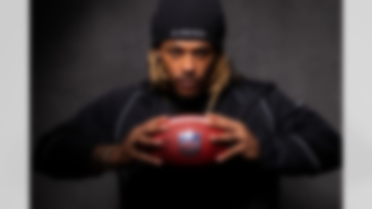Texas A&M defensive lineman Cashius Howell (41) poses for a portrait during the 2026 NFL Scouting Combine on Wednesday, February 25, 2026 in Indianapolis, Indiana.