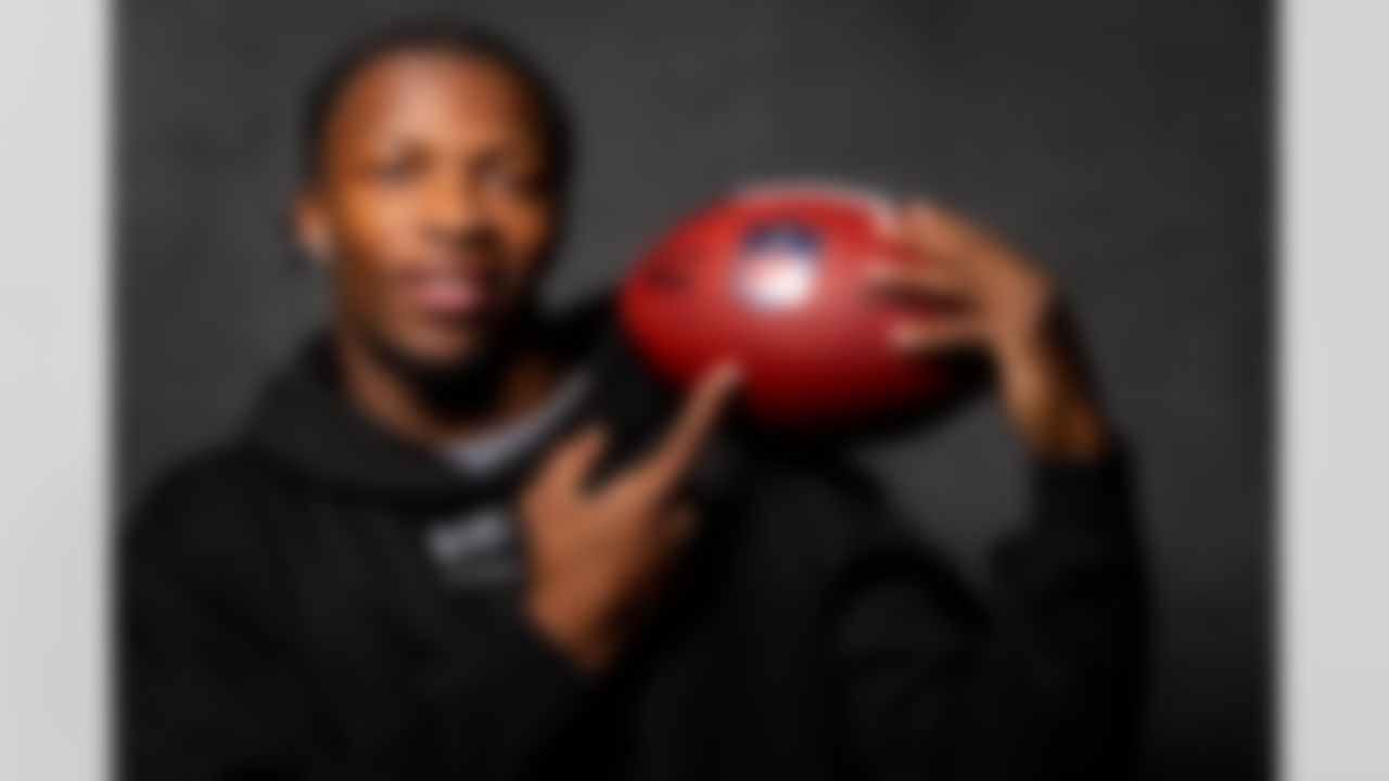 Ohio State defensive back Davison Igbinosun (15) poses for a portrait during the 2026 NFL Scouting Combine on Thursday, February 26, 2026 in Indianapolis, Indiana.