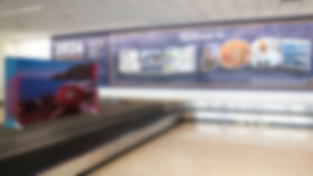 Sausalito image used as decor at San Jose Mineta International Airport.