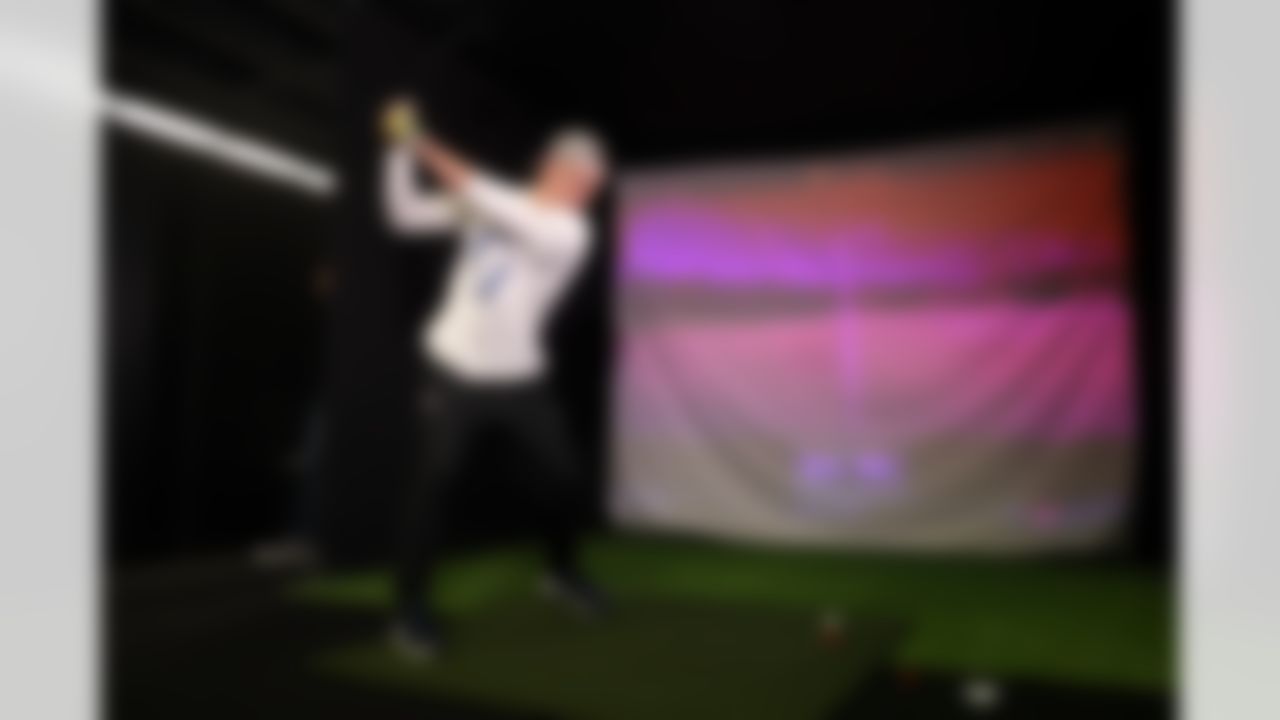 Dallas Cowboys place kicker Brandon Aubrey (17) participates during the 2026 Pro Bowl Skills Challenge on Sunday, February 1, 2026 in San Francisco.