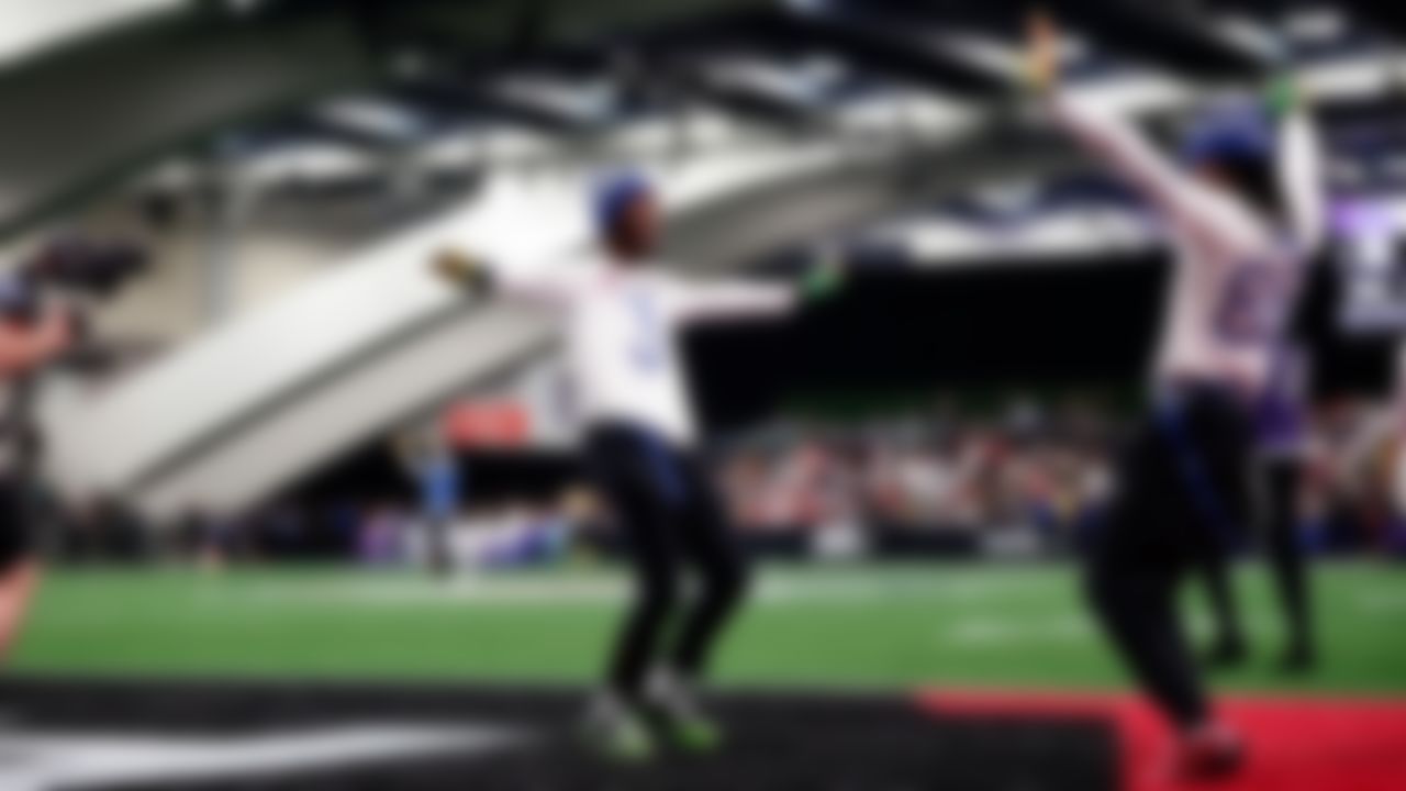 Dallas Cowboys wide receiver George Pickens (3) celebrates during the 2026 Pro Bowl Game on Tuesday, February 3, 2026 in San Francisco, California.