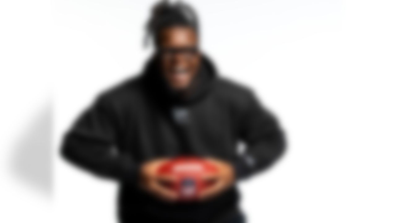 Ohio State defensive lineman Kayden McDonald (21) poses for a portrait during the 2026 NFL Scouting Combine on Wednesday, February 25, 2026 in Indianapolis, Indiana.