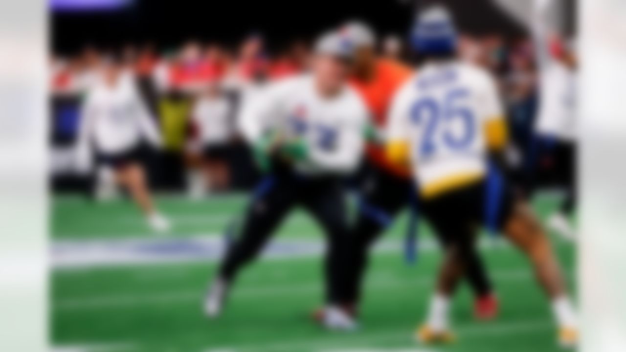 Philadelphia Eagles cornerback Cooper DeJean (33) celebrates after a playduring the 2026 Pro Bowl Game on Tuesday, February 3, 2026 in San Francisco, California.