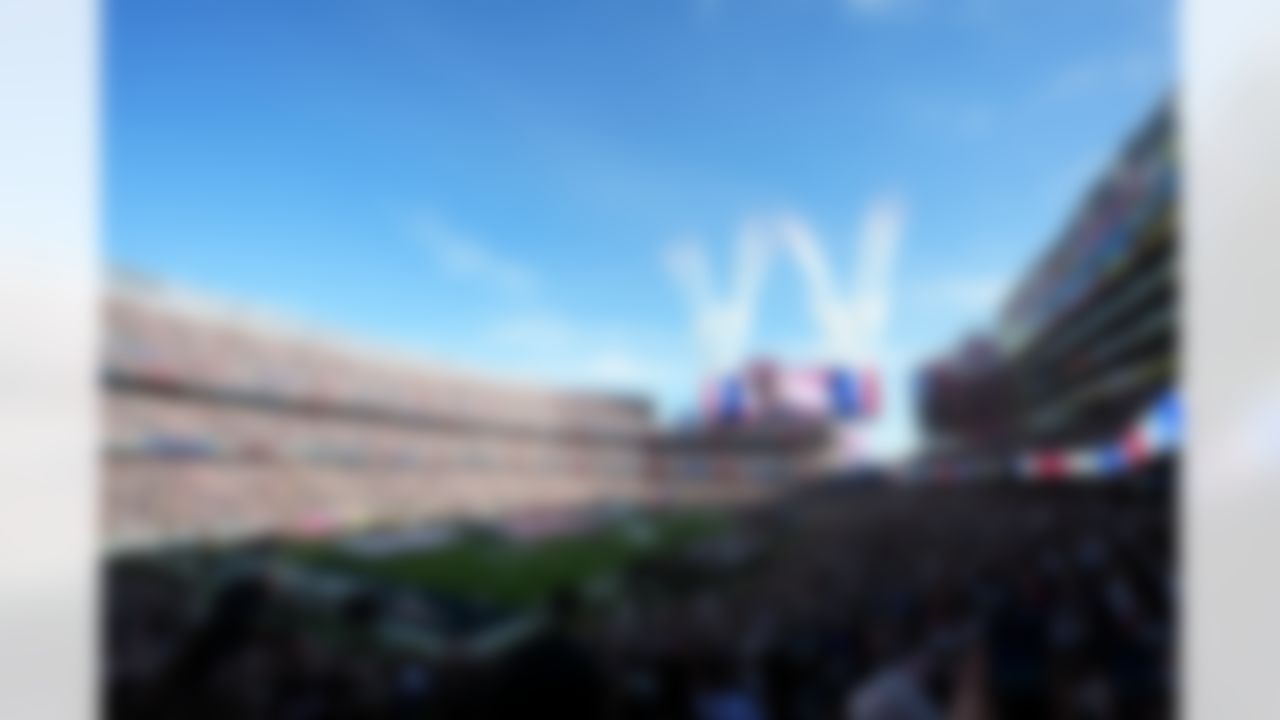 A general view before the NFL Super Bowl LX football game between the Seattle Seahawks and New England Patriots on Sunday, February 8, 2026 in Santa Clara, Calif.