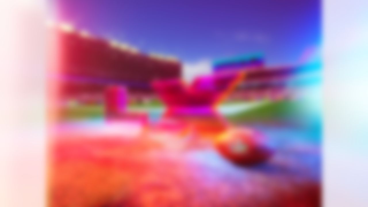 General view of Levi's Stadium interior taken from the field. Photo permit assistance courtesy San Francisco 49ers and SMC.