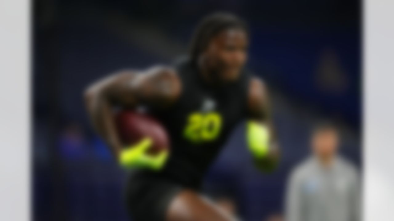 Ohio State linebacker Arvell Reese (20) during the 2026 NFL Scouting Combine on Thursday, February 26, 2026 in Indianapolis, Indiana.