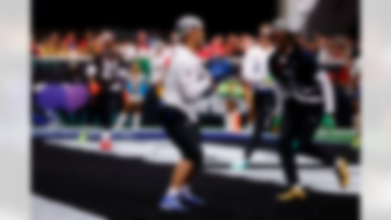 Detroit Lions wide receiver Amon-Ra St. Brown (14) celebrates after a touchdown during the 2026 Pro Bowl Game on Tuesday, February 3, 2026 in San Francisco, California.