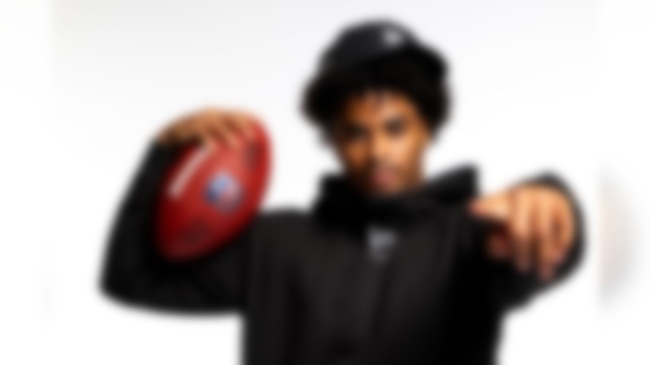 LSU defensive back Mansoor Delane (06) poses for a portrait during the 2026 NFL Scouting Combine on Thursday, February 26, 2026 in Indianapolis, Indiana.