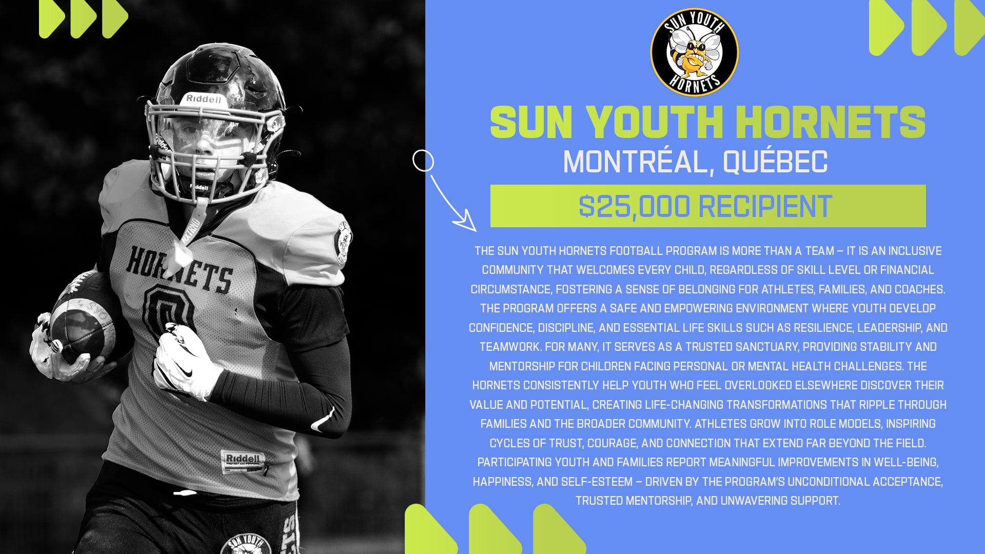 NFL CA - Forward Pass 3. Sun Youth Hornets